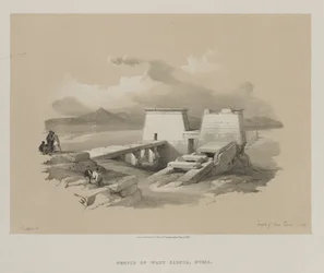 Égypte et Nubie, Volume I : Temple de Wady Saboua, Nubie