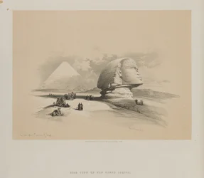 Égypte et Nubie, Volume I : Le Grand Sphinx, Pyramides de Gizeh, 1846