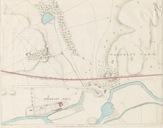Wolseley Hall : lithographie sur teinte, nd [1806-1885]