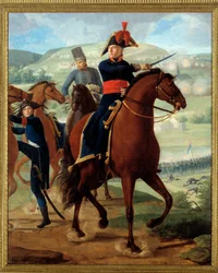 Portrait équestre du général Louis Marie Turreau de Garambouville (connu sous le nom de Turreau de Garambouville ou Turreau de Linières)