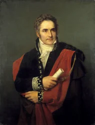 Portrait de Casimir Perier, ministre, président du conseil en 1831 Peinture de Louis Hersent (1777-1860) XIXe siècle. Dim. 1,65 x 0,90 m. Versailles, musée du château