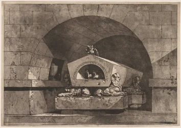 Tombe avec sphinx