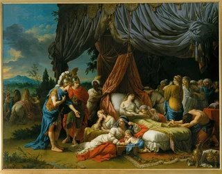 La mort de la femme de Darius