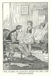 Illustration pour Heidi de Johanna Spyri