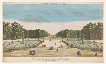Vue des Jardins de Versailles