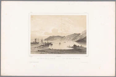 Vue du port de Mölle