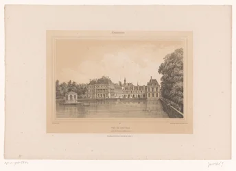 Vue du château de Fontainebleau