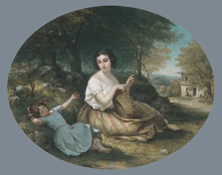 Le fabricant de paniers, 1853