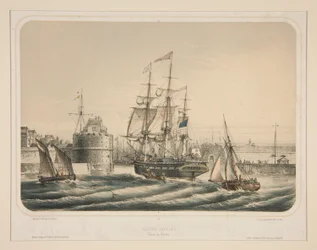 Paquebot américain (Entrée du Havre)