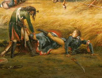 Bataille de Marengo (huile sur toile)