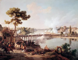 Napoléon Bonaparte donnant des ordres pendant la bataille de Lodi