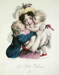 Jalousie, gravé par François Séraphin Delpech (1778-1825) 1826