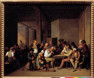 Joueurs dans un cabaret