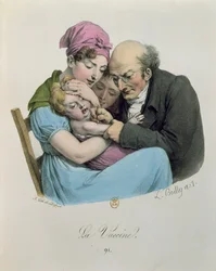 La Vaccination, gravée par François Séraphin Delpech, 1827