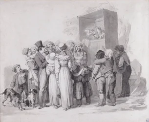 Louis-Léopold Boilly - Le pauvre chat (sketch)