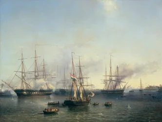 La conquête de Palembang (Sumatra)