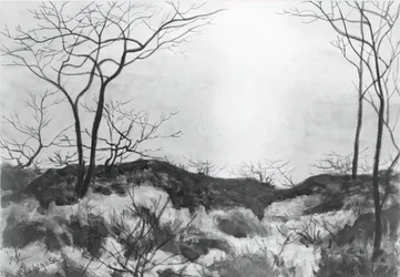 Paysage bleu, vers 1896-1899