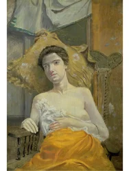 Mère éplorée, vers 1890