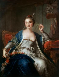 Portrait de Mademoiselle Salle en 1737