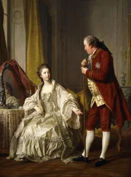 Double portrait du marquis et de la marquise de Marigny, 1769