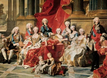 Philippe V entouré de sa famille (détail)