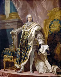 Portrait de Louis XV en costume royal