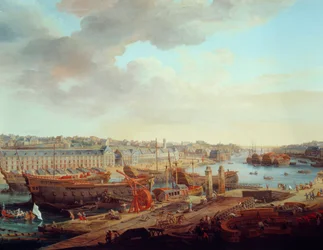 Chantier naval : « La Ville de Brest » (détail)