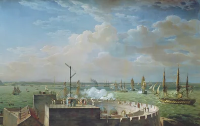 Le port de Cherbourg, 1822