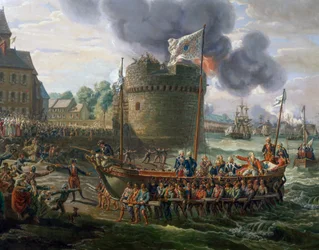 Louis XVI visitant le port de Cherbourg, 23 juin