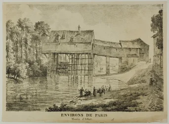Les Environs de Paris : Moulin d