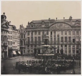 Sans titre Construction de la fontaine commémorative, juillet 1856