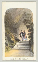 Escalier rude, de la série, Vues de Central Park, New York, Partie 2