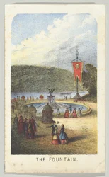 La Fontaine, de la série, Vues de Central Park, New York, Partie 3, 1864