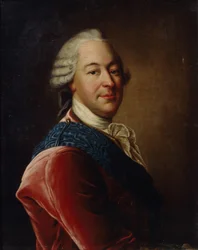 Portrait du comte Mikhaïl Illarionovitch Vorontsov 1714-1767, milieu du 18ème siècle