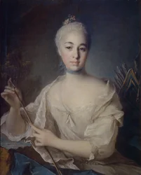 Portrait de la Comtesse Anna Vorontsova 1743-1769, vers 1758
