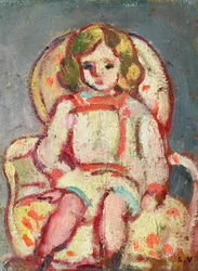 Enfant dans un fauteuil