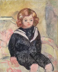 Enfant en uniforme de marin