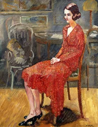 Mlle Suzanne, assise