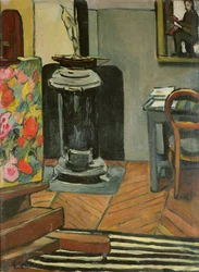 Le poêle dans le studio