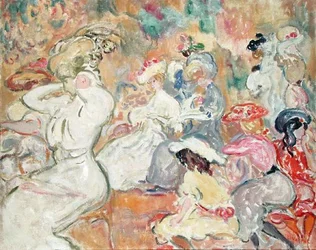 Jeunes femmes dans le jardin, vers 1898