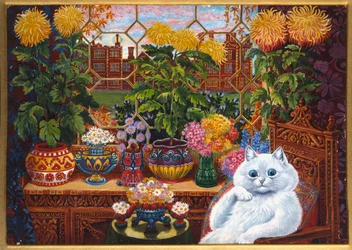 Maître du collège des chats (gouache)