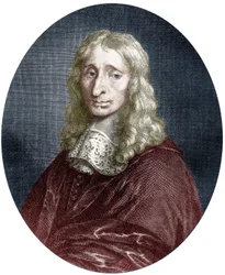 François Mansart (1598-1666) architecte du roi Louis XIII, gravure, document colorisé