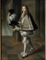 Portrait en pied de Louis Alexandre de Bourbon, comte de Toulouse en habit de novice de l