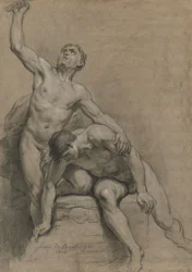 Deux nus masculins