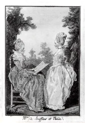 Madame la Comtesse de Boufflers et Thérèse, milieu des années 1760