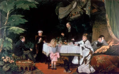 Le Déjeuner dans la serre, 1877