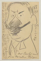Lovis Corinth à Carl Strathmann : Carte postale, cachet postal 21 février 1904