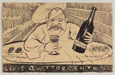 Lovis Corinth à Carl Strathmann: Carte postale, cachet postal 2 septembre 1897 (Padoue)