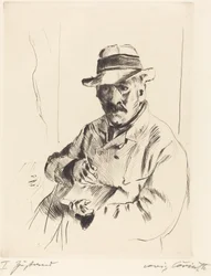 Autoportrait au chapeau de paille