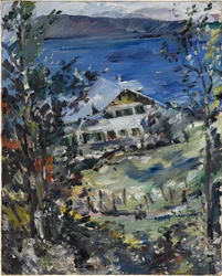 Walchensee, maison de campagne avec étendoir à linge